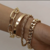 pulsera punk 4 unidades